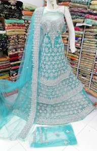 ชุดเดรสยาว3ชิ้นสำหรับเจ้าสาวชุดเดรส2022จากปากีสถาน/อินเดียผ้าชีฟองสำหรับใส่ไปงานปาร์ตี้ - Product Image 3