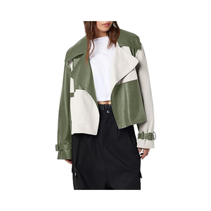 Veste en cuir pour femme au design unique, couleur personnalisée, très vendue / Nouvelle veste en cuir pour femme à manches longues, tendance, de qualité supérieure - Product Image 1