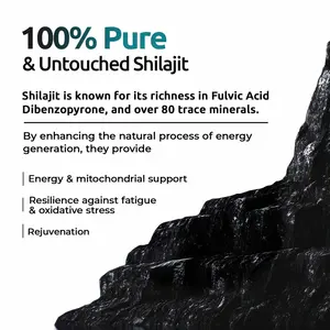 Resina de Extracto Herbal Zandu Shilajit Cool Rush, Cultivada en Naturaleza, 99% Pura, Grado Alimenticio, Botella de 10 Gramos - Product Image 6