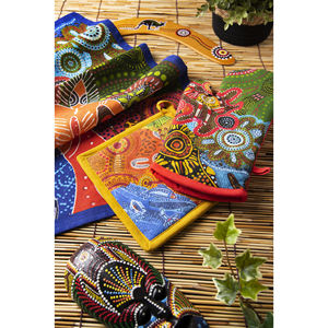 Asciugamano da Cucina in Cotone Aborigeno Excelsa 50x70 Cm Multicolore - Product Image 4