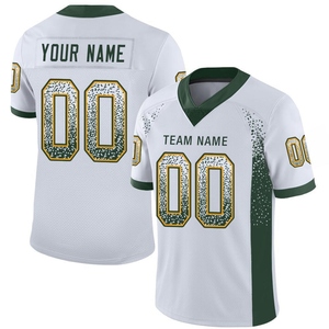 Venta al por Mayor Directa de la INDUSTRIA OMMIZ, Jersey de Fútbol Americano Personalizado Negro Crimson-City Auténtico - Product Image 5