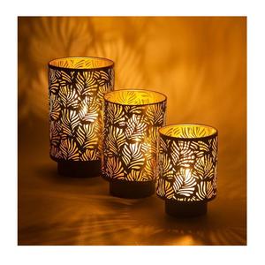 Vente en gros de pots à bougies en métal géométrique, contenants à bougies gravés avec couvercle, fournitures de bougies personnalisées de luxe - Product Image 5