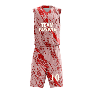 Uniformes de Baloncesto Personalizados para Hombre, 100% Poliéster, Apliques a Cuadros, Malla Transpirable, Conjunto de Jersey de Baloncesto - Product Image 4