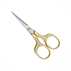 Ciseaux à broder de haute qualité, lames droites et affûtées, ciseaux de couture, poignée dorée de précision, ciseaux pour travaux manuels - Product Image 3