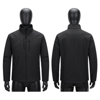 Chaqueta de Trabajo de 320 GSM, Poliéster y Spandex, Diseño Táctico con Paneles en Gris Oscuro, Logotipo Bordado e Impreso