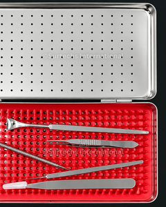 Kit d'instruments chirurgicaux ophtalmiques Surtechs ENT : Ensemble de forceps pour l'élimination des corps étrangers - Product Image 3
