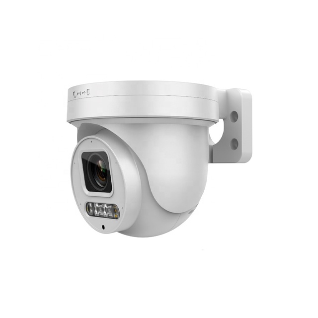 Dakang 8MP 5X Motor AF ColorVU POE IP Camera Dual Light IR Turret Two Way Talk PTZ CCTV Security Camera 4K