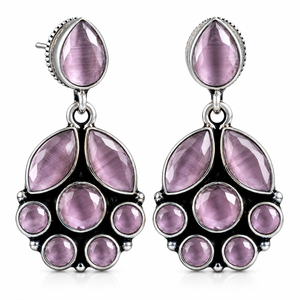 Proveedor Confiable, Pendientes Largos Boho de Plata Oxidada Hechos a Mano para Mujer, Ideales para Fiestas |   Fabricante Directo de Fábrica al por Mayor - Product Image 1