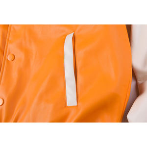 Chaqueta Varsity de Lona con Cuello Alto y Logotipo Personalizado de Béisbol, de Alta Calidad y Talla Grande para Hombre, Nueva Llegada - Product Image 6