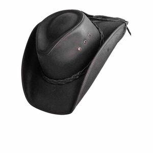 Sombreros de Vaquero de Cuero Lisos de Diseño Moderno y Elegante, Personalizados y Únicos a un Precio de Venta Especial para Eventos Deportivos - Product Image 4