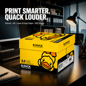 Papier copie blanc B.DUCK A4 léger 80 g/m² durable fabriqué en Thaïlande pour des performances optimales - Product Image 5