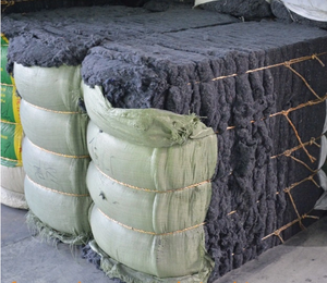 ของเสียผ้ายีนส์เส้นใยที่ไม่ดีระดับรีไซเคิลสีน้ําเงินเข้มสําหรับบรรจุหมอนผ้าห่มที่นั่งโซฟาผ้าฝ้ายสิ่งทอเสียราคา _ Ms. Min - Product Image 5