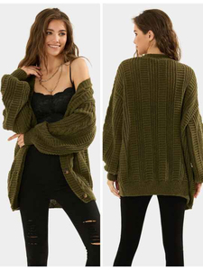 Pull en maille coupe décontractée, toucher doux, manches longues, col rond, confortable, vêtement de mode quotidien, léger et chaud, vente en gros, usine sur mesure - Product Image 4