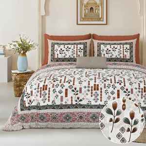 Wholesale 100% Viscose New Design Printed Bedsheet Bedding Set Includes Pillowcase in <b>King</b> <b>Sizes</b> Handmade 100% Viscose Bedsheets - Product Image 1