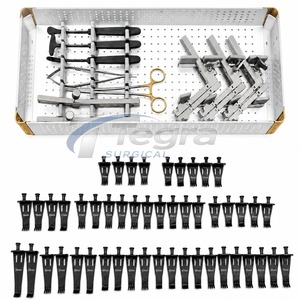 Sistema Retractor Lumbar de Cinturón Negro de Calidad Premium, Instrumental Quirúrgico Ortopédico de Acero Inoxidable para Columna Vertebral, CE ISO - Product Image 1