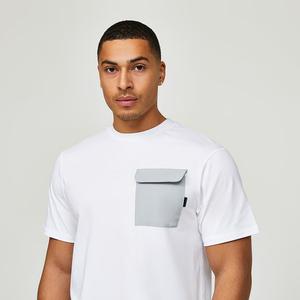 Ensemble décontracté d'été personnalisé pour homme : T-shirt à manches courtes et short amples, 100 % coton, séchage rapide, haut de gamme - Product Image 3