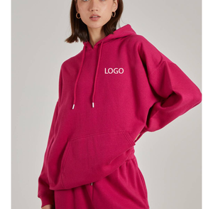 Sweat à capuche d'hiver 2026 High Street, Fourniture ODM, Pull en molleton technique 100% coton, Vêtement pour femme, Sweat à capuche 450 GSM - Product Image 1