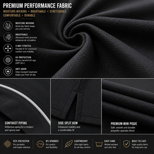 Fabricante de Camisetas Polo Personalizadas, OEM, ODM, Uniformes de Golf Corporativos, Proveedor de Ropa de Marca Privada - Product Image 4