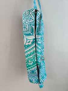 Bolsas de Yoga Mandala de Lujo, Estilo Harmony Wild Elegance, con Cierre de Cremallera, Correas Ajustables, Hechas a Mano en Algodón de Rajastán - Product Image 5