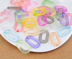 Décoration murale colorée en maillons de chaîne en résine transparente écologique faits à la main pour projets DIY Chambre d'ange - Product Image 3