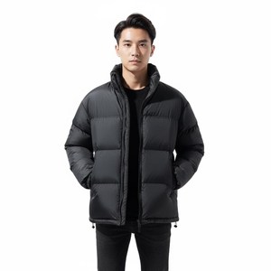 Chaqueta Acolchada con Capucha para Hombre, Impermeable, Cortavientos, Transpirable, Aislante, para Invierno, Construcción Duradera, Diseñada para - Product Image 1