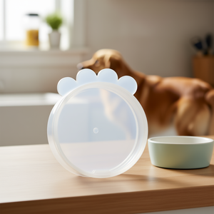 Tapas de silicona para tarros de 7,6 cm transparentes para comederos de mascotas - Product Image 3