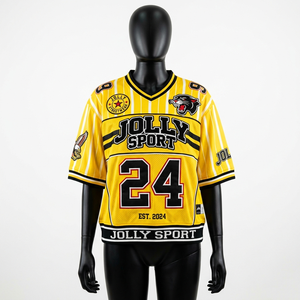 Womens Football Jersey 180 GSM Breathable Poly <b>Mesh</b> Yellow Black Stripe Panel Custom Logo Women Football Jersey - Product Image 1