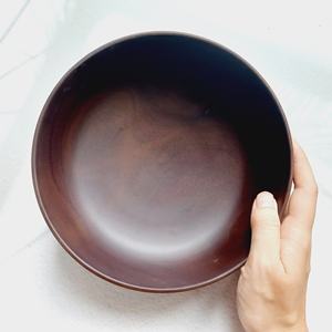 Bol à salade et bols à fruits en bois d'acacia naturel, modernes, écologiques, faits à la main, pour un usage domestique, en provenance de Hanoï - Product Image 4