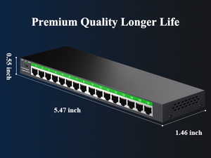 16-Port Full Gigabit Ethernet Switch mit Cloud-Management-<span class=keywords><strong>App</strong></span>/Web 10/100/1000Mbps Netzwerk-Switch - Product Image 4