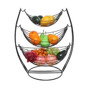 Nouvelle Arrivée Panier de Rangement de Comptoir de Cuisine en Fil de Fer à 3 Niveaux pour Fruits et Légumes, Durable, Taille et Forme Personnalisables - Product Image 5
