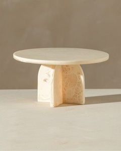 European Design Resin <b>Cake</b> <b>Stand</b> Platter <b>Marble</b> Effect Dishwasher Safe Brand 10 Inch for Birthday Party Desserts - Product Image 5