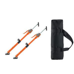 Confezione da 2 Aste di Supporto Telescopiche in Acciaio da 18,9 e 29,5 Pollici, Sistema di Sollevamento Regolabile a 3° Braccio, Capacità 220 Libbre, per Costruzione e Montaggio Mobili - Product Image 1