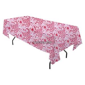 100% Cotton Hand Block Print Material Rectangle Shape Floral Design <b>Table</b> <b>Cloths</b> with Customized Logo - Product Image 2