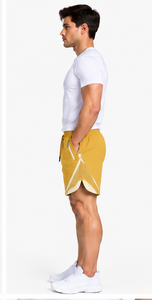 Pantalones Cortos Deportivos para Hombre al por Mayor, con Logotipo Personalizado, de Secado Rápido, para Fitness, Entrenamiento, Running, Atléticos, con 7 Pulgadas de Entrepierna, Transpirables, de Poliéster Activo - Product Image 2