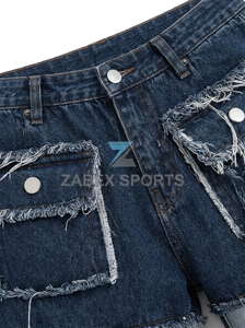 Jean en denim pour homme, coupe droite, décontracté, motif uni, respirant, mi-lourd, coupe ample, vêtement de haute qualité pour l'hiver - Product Image 3