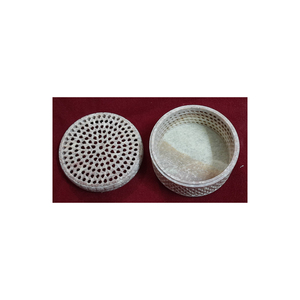 Boîte de rangement pour bijoux en pierre de savon naturelle sculptée à la main en forme rectangulaire avec une qualité supérieure Meilleur grossiste de boîtes en pierre de savon - Product Image 6