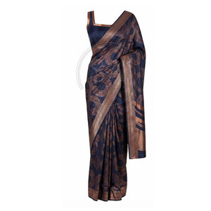 Sari élégant pour femmes, tenue traditionnelle indienne drapée, robe ethnique brodée, réception de mariage, occasion festive - Product Image 2