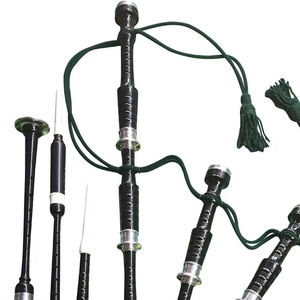 Gaitas de Fúqueta Escocesas Personalizadas con Monturas Completas de Plata, Estuche Rígido, Acabado en Madera de Palisandro para Práctica y Actuaciones, Ideales para Bandas de Fúqueta - Product Image 3