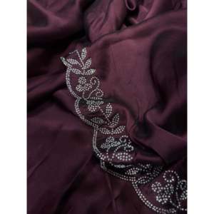 Belle robe de soirée Diamond Work Saree pour les fêtes - Product Image 3
