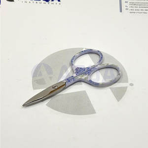 Tijeras de bordado de cigüeña con revestimiento semiimpreso de todos los colores al por mayor, tijeras de corte de hilo y cizalla disponibles en todos los colores - Product Image 5