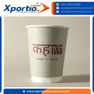 แก้วกระดาษสองชั้น Xportio International ขนาด 12 ออนซ์ 360 มล. ย่อยสลายได้ พิมพ์โลโก้ได้ สำหรับเครื่องดื่มกาแฟ - Product Image 2