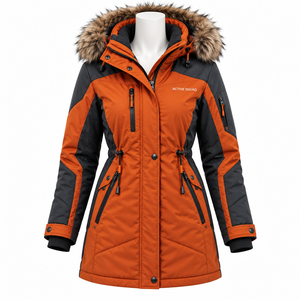 Abrigo Acolchado de Invierno para Mujer, Abrigo Cálido con Capucha y Relleno de Algodón, Chaqueta Deportiva Informal de Talla Grande, Venta al por Mayor - Product Image 3