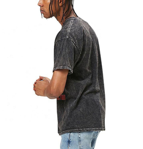 เสื้อยืดวินเทจผู้ชายสำหรับฤดูร้อน พิมพ์ลายแบบซับลิเมชั่น รับทำโลโก้ตามสั่ง ผ้าซาตินคอตตอน 100% ระบายอากาศได้ดี คอกลม - Product Image 4