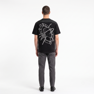 Camiseta Gráfica de Lujo para Hombre, Estilo Urbano, 180GSM, Algodón Hilado en Anillo, Logotipo y Etiqueta Personalizados OEM, Corte Regular - XS a XXL - Product Image 2