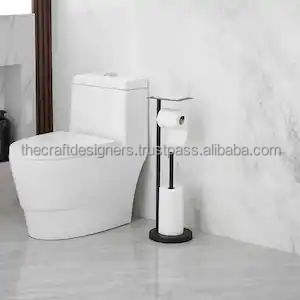 Soporte de Inodoro de Hierro para Organización del Baño que Ofrece una Solución de Almacenamiento Duradera y un Diseño Funcional Elegante - Product Image 3