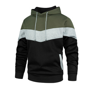 Wholesale Customized Men's Grey Polyester/Cotton Fleece Pullover <b>Hoodies</b> Quick Dry Breathable <b>Plain</b> Dyed for Winter Season - Product Image 2