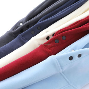 Sudadera con capucha Unisex de felpa pesada de 600g, suéter cálido de lana de doble cara, Sudadera con capucha Polar de Color sólido para hombre - Product Image 2