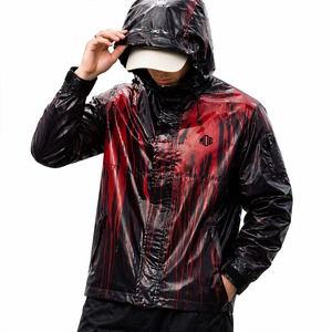 Thermochromic Streetwear Top Heat Reactive Water Reactive <b>Lightweight</b> Windbreaker Waterproof Running <b>Jacket</b> for men OEM Supplier - Product Image 1