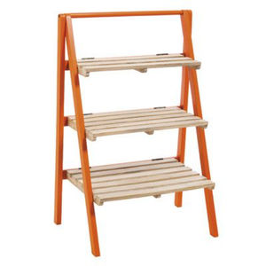 Support de plantes en bois au design élégant, style moderne, présentoir pour pots de fleurs, pour l'intérieur et l'extérieur, jardin, balcon, décoration de la maison - Product Image 2