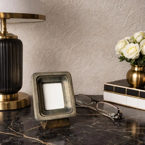 Cadre de miroir personnalisable en bois naturel, respectueux de l'environnement, de style antique, modèle Ac 004085, fabriqué à Uttar Pradesh, créations antiques - Product Image 1